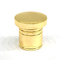 الكلاسيكية سبائك الزنك تصفيح الذهب اسطوانة شكل غطاء زجاجة عطر زاماك المعدنية